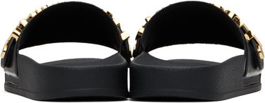 Tilbehør Moschino Moschino Lettering Logo Slides Sort | MA28032G1M M11 000, 1