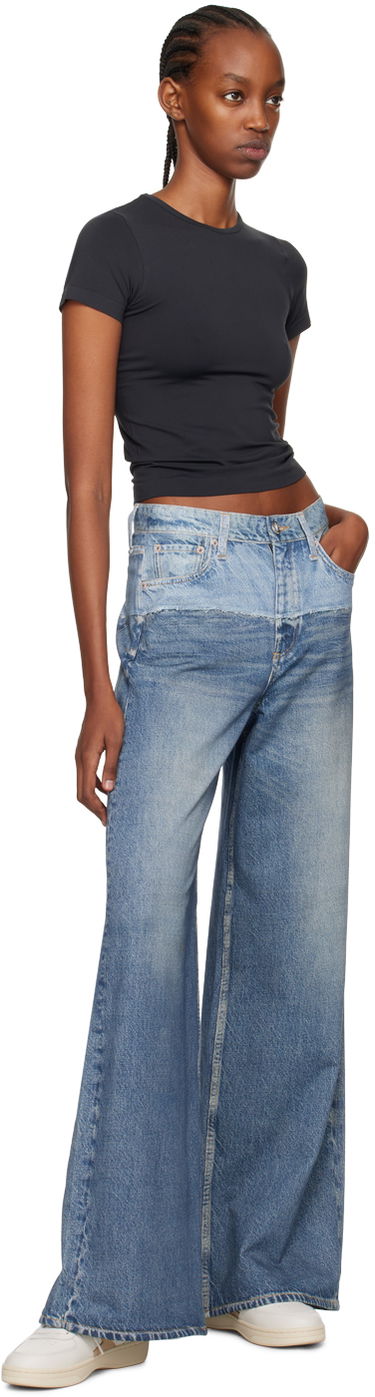 Jeans rag & bone Sofie Wide Leg Jeans Blå | WCW23H70018201, 3