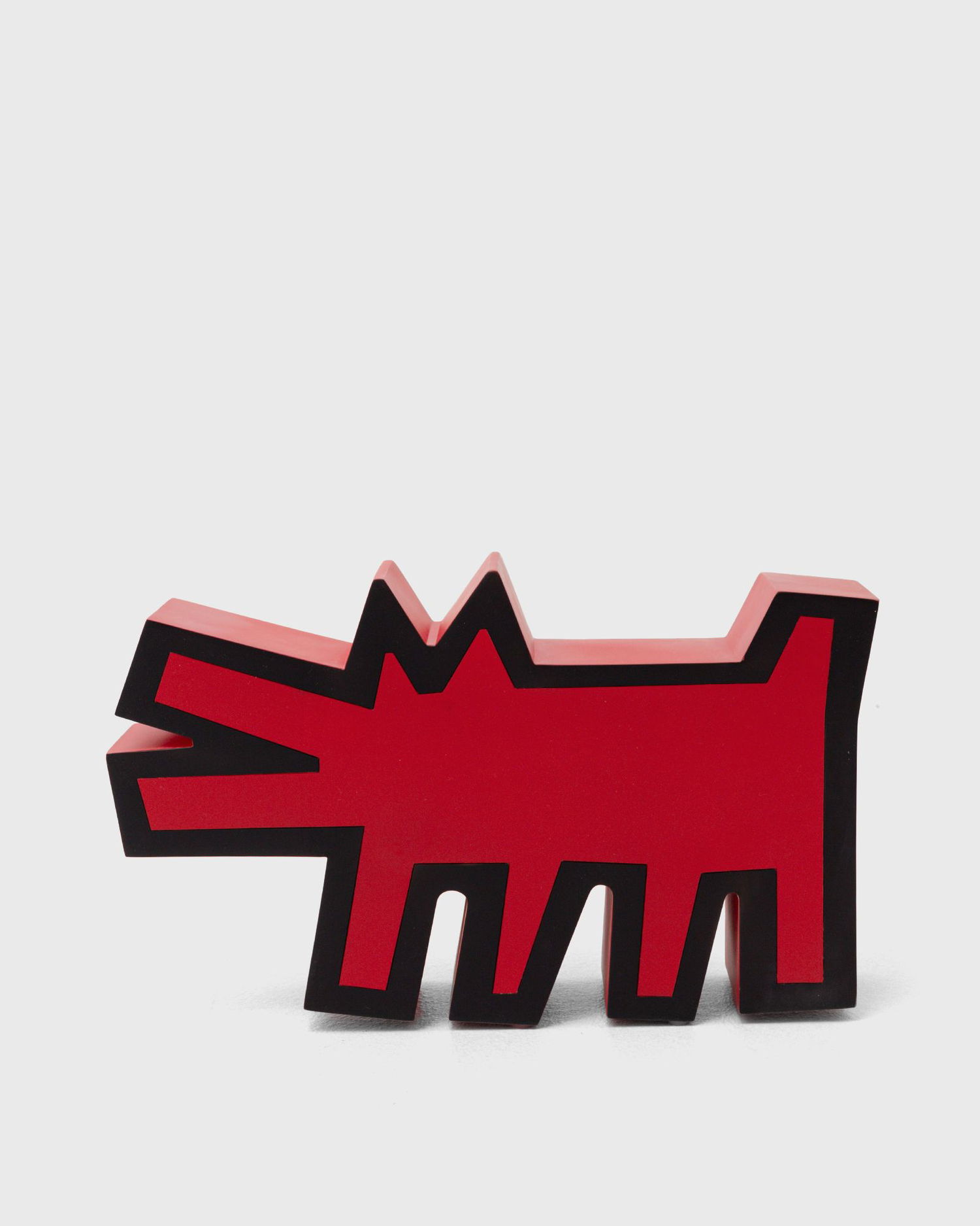 Collectible Medicom Toy MEDICOM KEITH HARING BARKING DOG STATUE ORIGINAL Rød | MED1095, 0