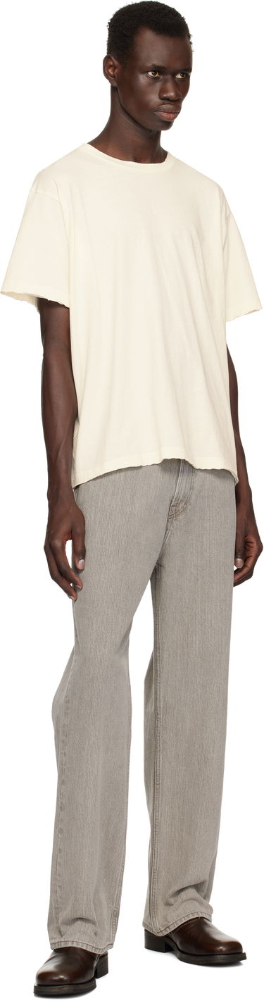 T-shirt John Elliott John Elliott Folsom Cropped T-Shirt Hvid | A290M37596A, 3