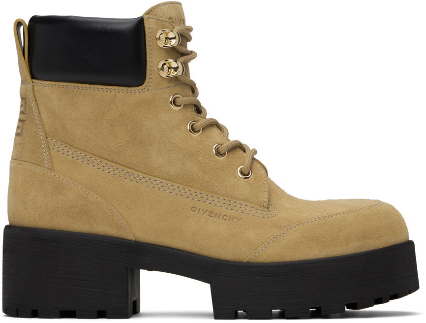 Tøj Givenchy Givenchy Trekker Boots Beige | BE604TE293231, 0