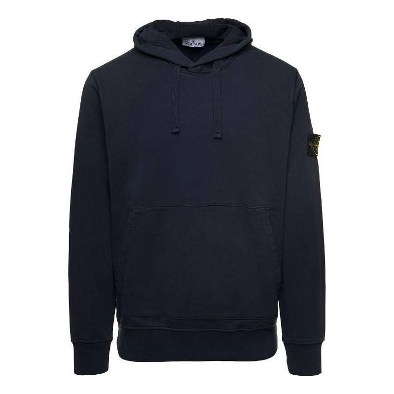 Sweatshirt Stone Island Stone Island Men's Pullover Hoodie Mørkeblå | 791564151-A0020, 0
