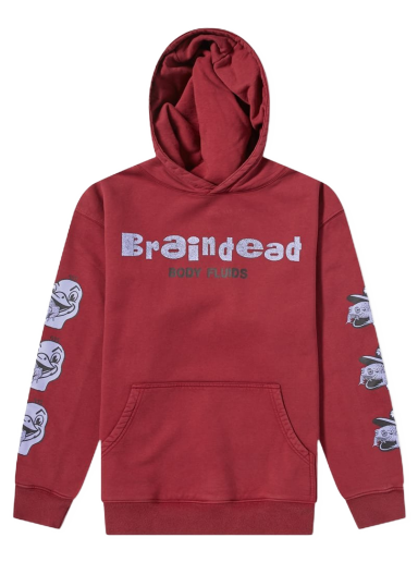 Sweatshirt Brain Dead Toad Licker Hoody Bourgogne | BDS22T09002316RD05