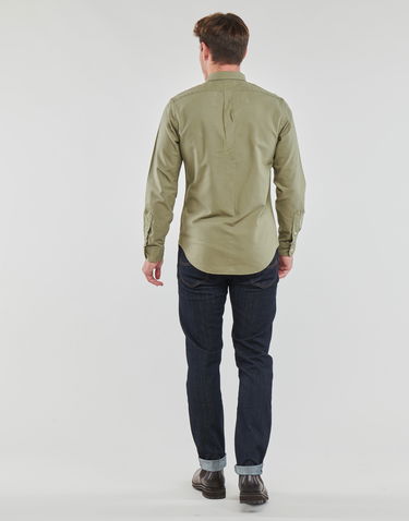 Skjorte Polo by Ralph Lauren Long Sleeve Shirt Grøn | 710804257032, 2