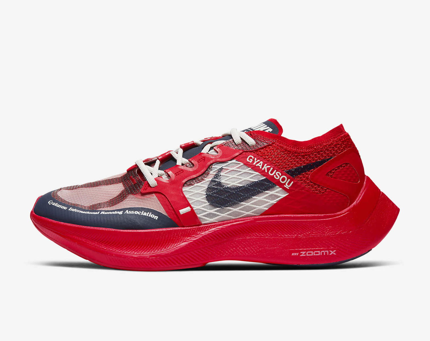 Sneakers og sko Nike Gyakusuo x ZoomX Vaporfly NEXT% "University Red Blue" Rød | CT4894-600, 0