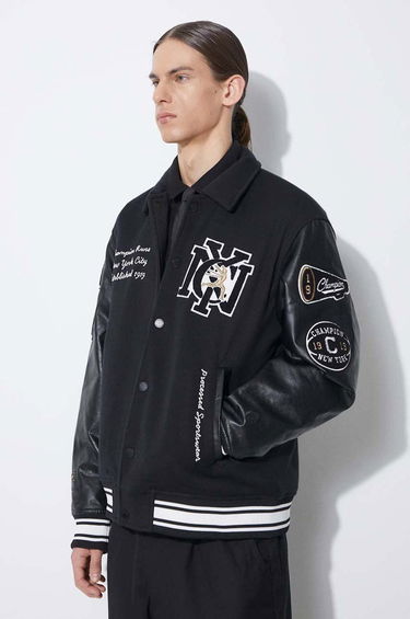 Bomberjakke Champion Bomber Jacket Sort | 219993, 0
