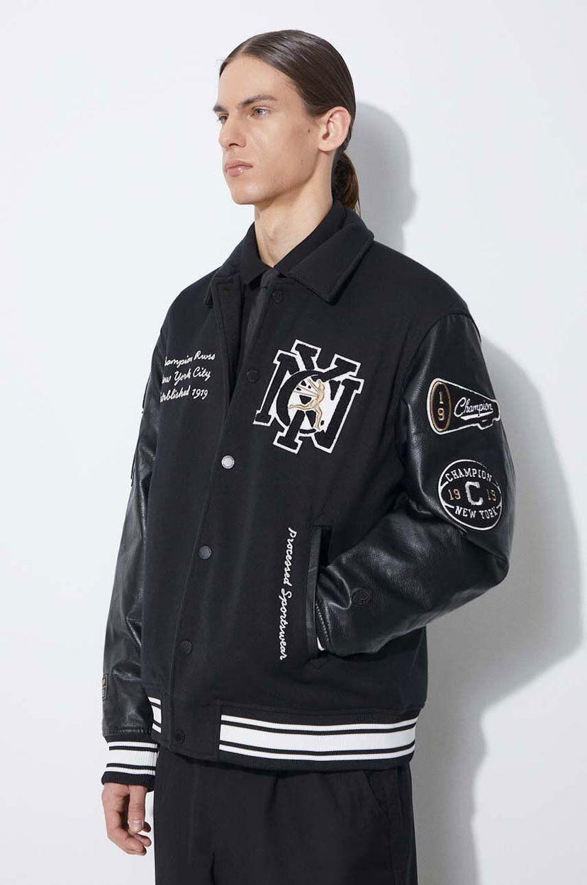 Bomberjakke Champion Bomber Jacket Sort | 219993