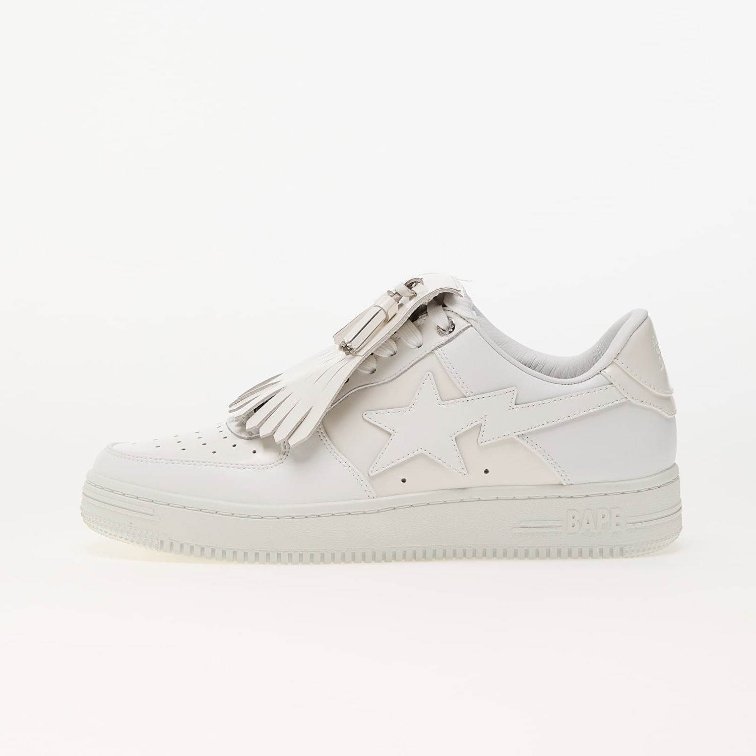Sneakers og sko BAPE A BATHING APE Bape Sta Quilt Tassel White Hvid | 001FWJ701003M WHT, 0