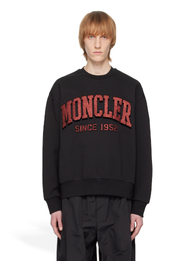 Sweater Moncler Crewn Sort | I10918G00019M2642