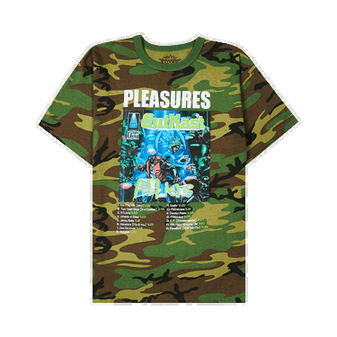 T-shirt Pleasures Atliens T-Shirt Flerfarvet | P22SP040 CAMO, 0