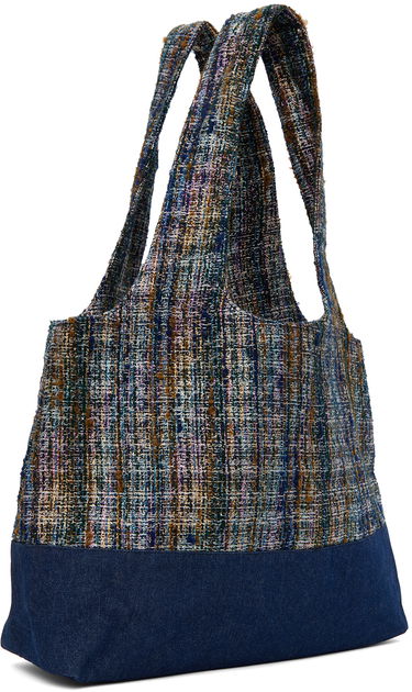 Mulepose Anna Sui Anna Sui Tweed & Denim Tote Flerfarvet | 1024B90,, 1
