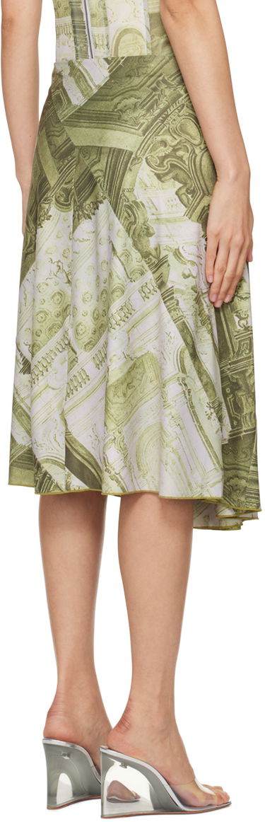 Nederdel Miaou Miaou Mila Midi Skirt Grøn | 4050VISEMB, 2