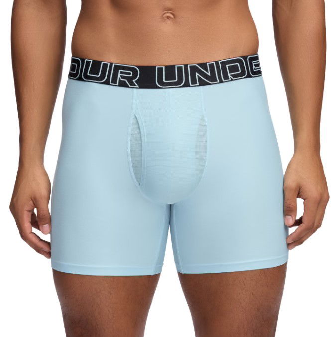 Boksere Under Armour Under Armour Performance Tech 6in Boxer Briefs - 3 Pack Blå | 1383878-494, 1