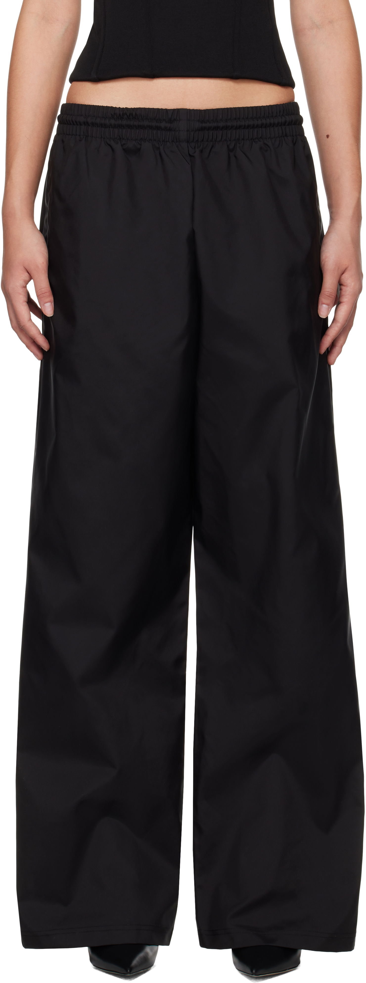 Joggingbukser WARDROBE.NYC WARDROBE.NYC Utility Track Trousers Sort | W2225F24NY, 0