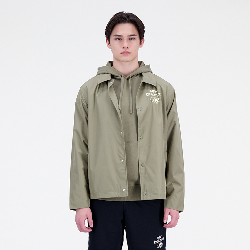 Vindjakke New Balance Jacket Beige | MJ31531CGN, 0