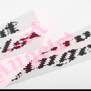 Tørklæde Palm Angels Palm Angels Kids Logo Knit Scarf Lyserød | PGMA008F25KNI0013B27, 1