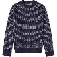 Sweater Patagonia Recycled Wool Crewneck Mørkeblå | 50655-CNY, 1