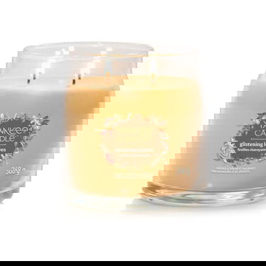 Stearinlys Yankee Candle Signature Medium Jar 2 Wicks Glistening Leaves 368 g Orange | 43498, 0