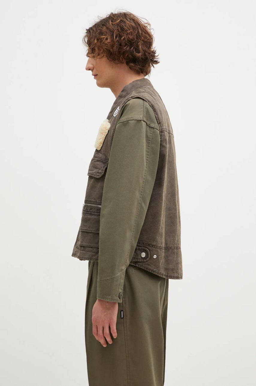 Vest KENZO Khaki Mutlipocket Vest Brun | FE65VE0089GK, 1