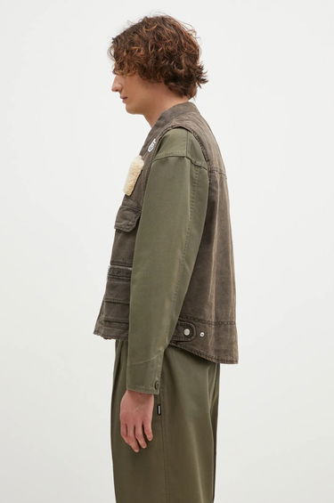 Vest KENZO Khaki Mutlipocket Vest Brun | FE65VE0089GK, 1