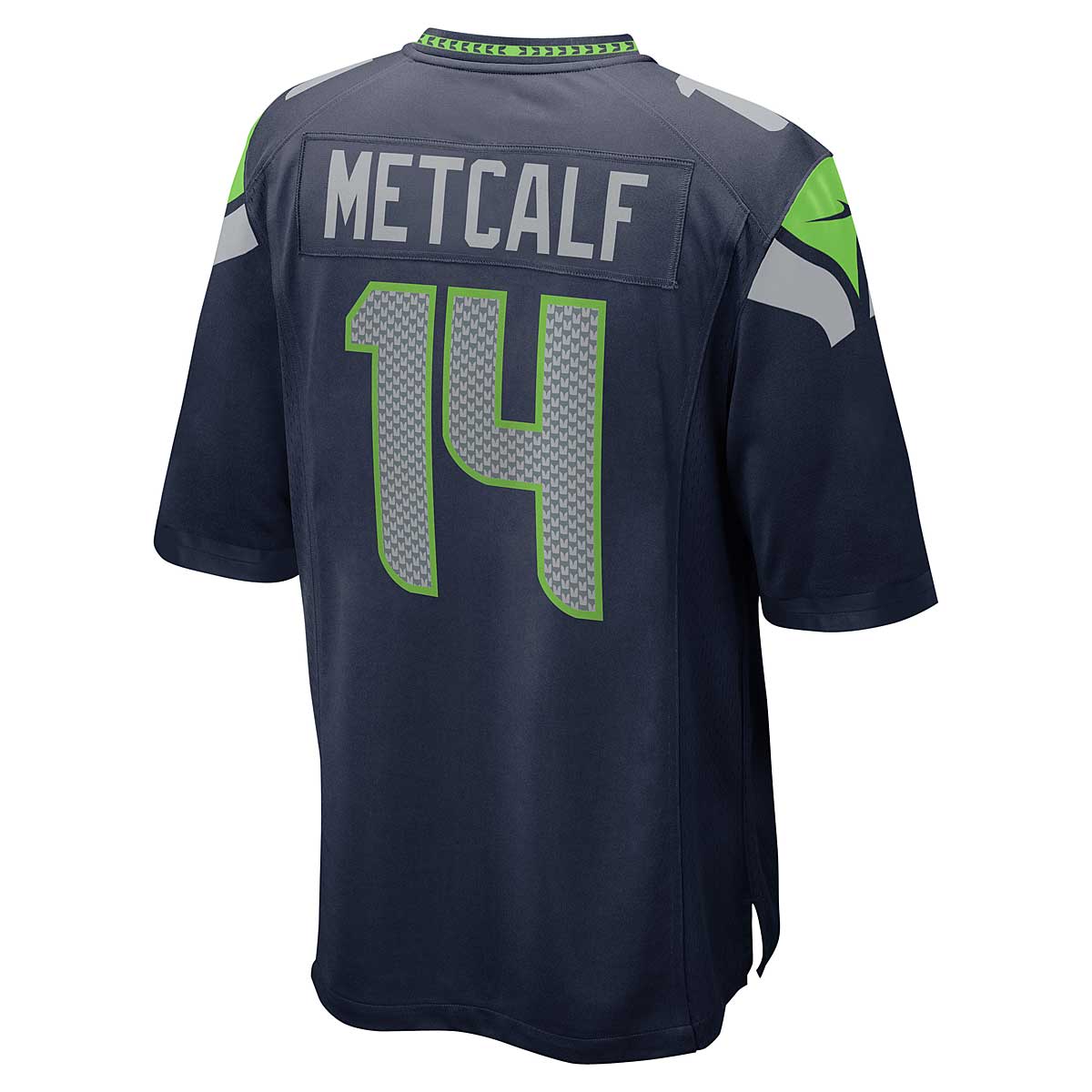 Jersey Nike NFL Home Game Jersey Seattle Seahawks DK Metcalf 14 Sort | 67NM-SSGH-78F-2NM, 1
