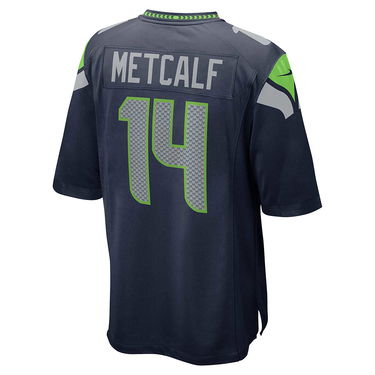 Jersey Nike NFL Home Game Jersey Seattle Seahawks DK Metcalf 14 Sort | 67NM-SSGH-78F-2NM, 1