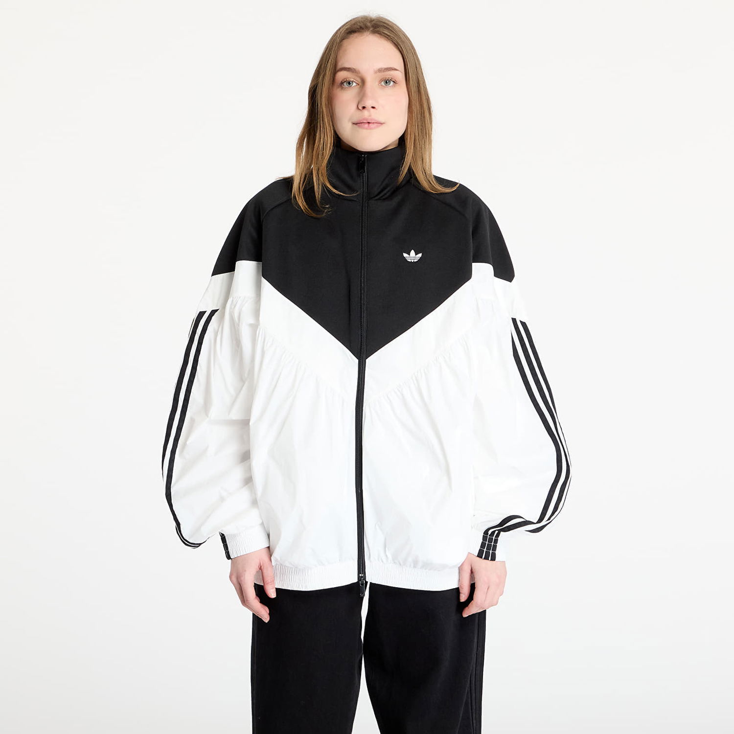 Vindjakke adidas Originals Track Top Jacket Hvid | JZ6777, 0