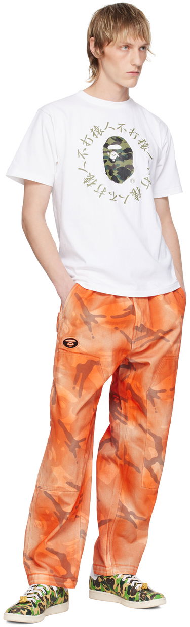 Cargo bukser AAPE by A Bathing Ape AAPE by A Bathing Ape Camo Cargo Pants Orange | AAPPTMA682XAMBGE, 3