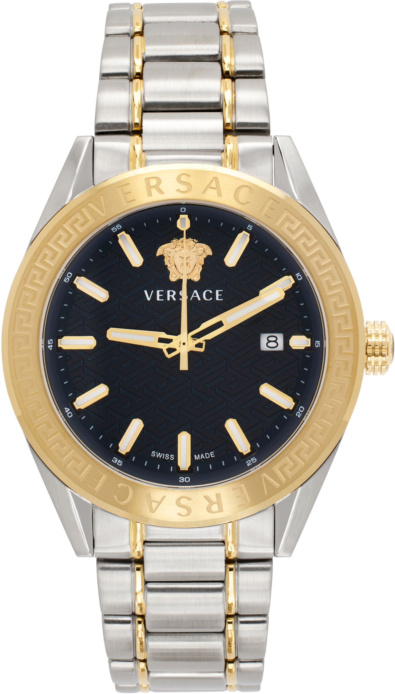 Ur Versace Watch With Silver & Gold Bracelet Metalisk | VE6A00523, 0