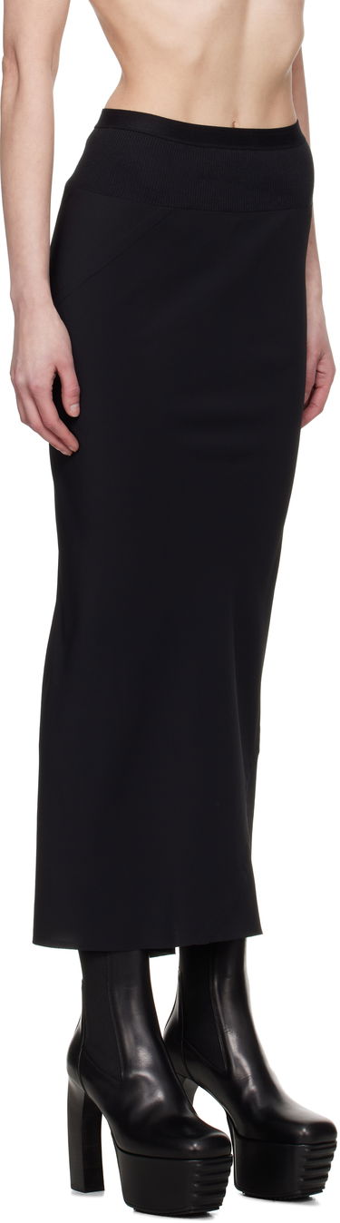Nederdel Rick Owens Rick Owens Hollywood Calf Bias Maxi Skirt Beige | RP01E7334 CC, 4