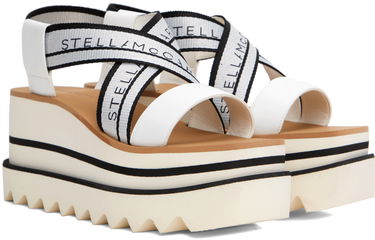 Sneakers og sko Stella McCartney Sneakelyse Platform Sandals Hvid | 810162E00015, 3