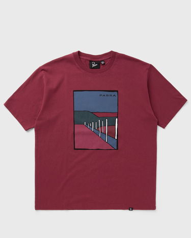 T-shirt By Parra Parra Beach Parking Graphic T-Shirt Rød | 54205, 2