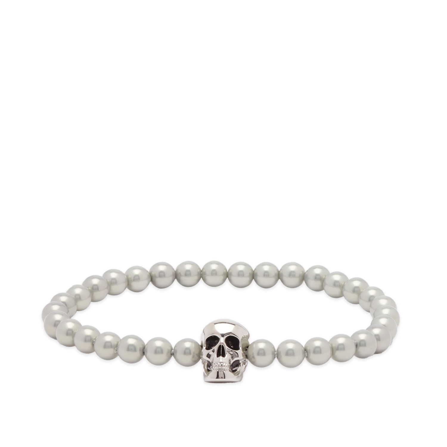 Armbånd Alexander McQueen Skull Beaded Bracelet Grå | 706979I170E-1445, 0