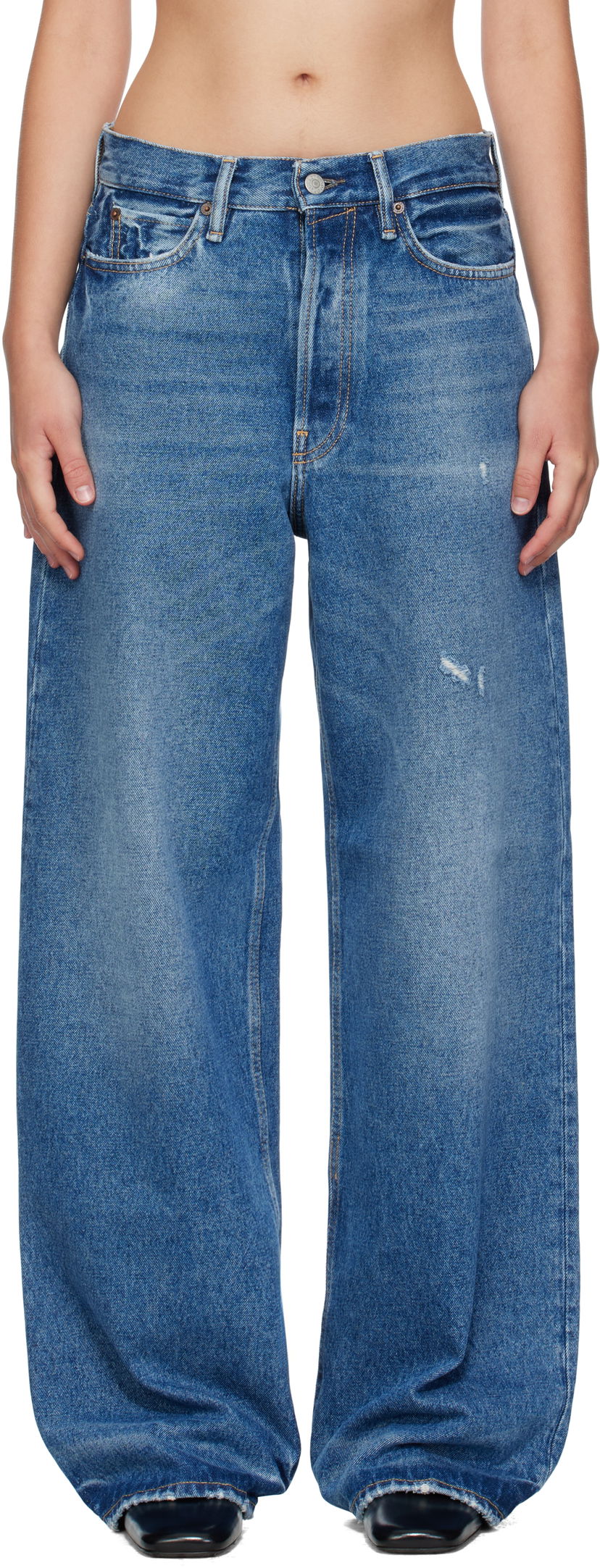 Jeans Acne Studios Acne Studios Loose-Fit 1981 Jeans Blå | C00087-