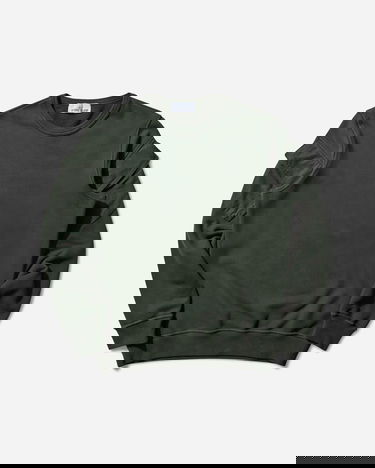Sweatshirt Stone Island Sleeve Pockets Crewneck Sweatshirt Grøn | K2S15-6100008-S0A20 V005E, 1