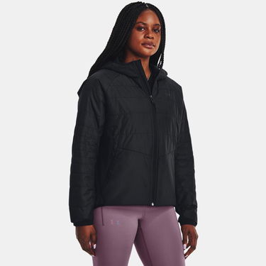 Vindjakke Under Armour Down Hooded Jacket Sort | 1378500-001, 0