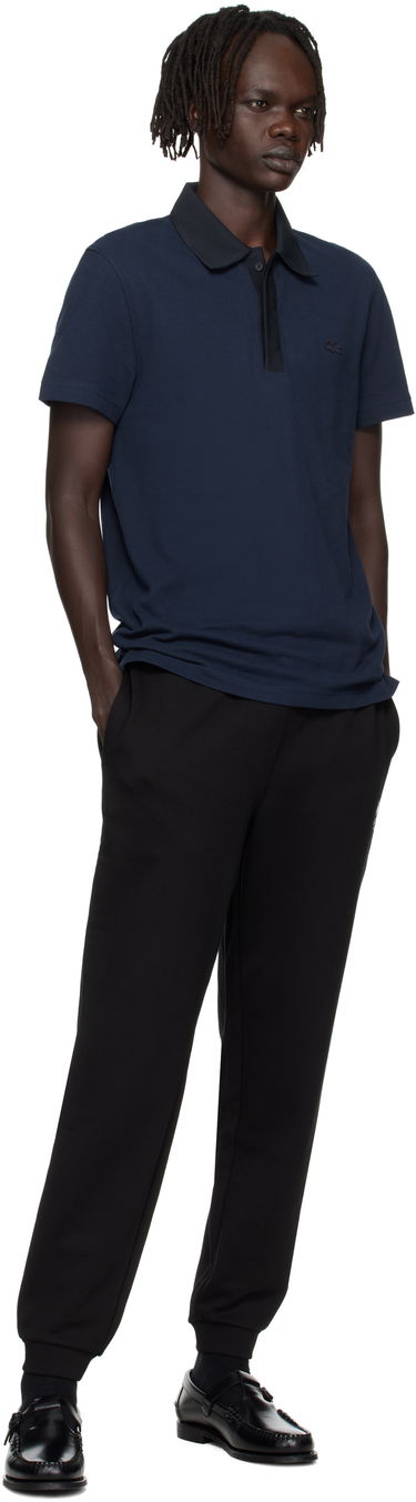 Polo skjorte Lacoste Lacoste Regular Fit Piqué Polo Mørkeblå | PH5456_BE4, 3