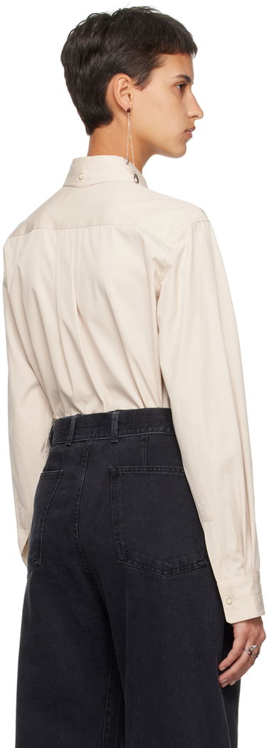 Skjorte LEMAIRE Pointed Collar Shirt Beige | SH1053 LF1106, 2