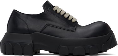 Sneakers og sko Rick Owens Rick Owens Hollywood Bozo Tractor Derbys Sort | RU01E5884 LGE, 0