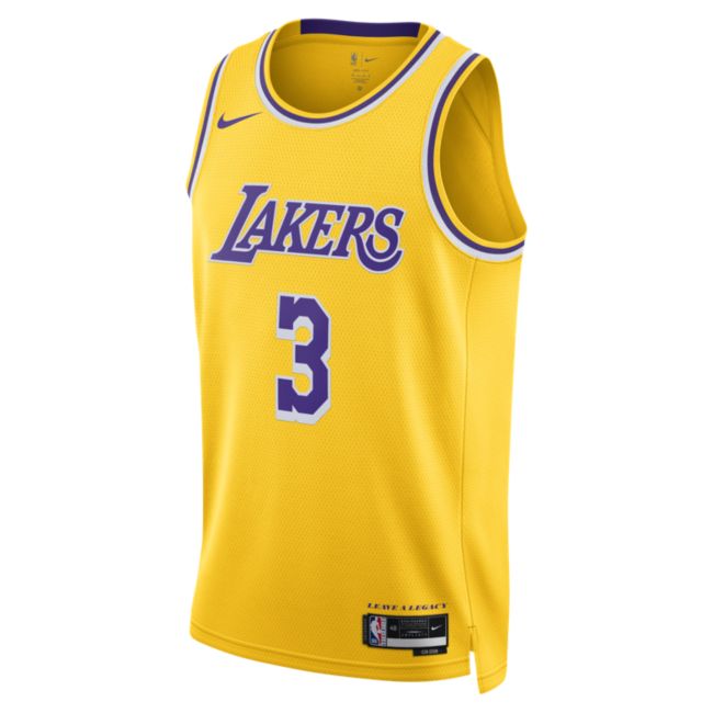 Jersey Nike Los Angeles Lakers Icon Edition 2022/23 NBA Swingman Gul | DN2009-729, 0