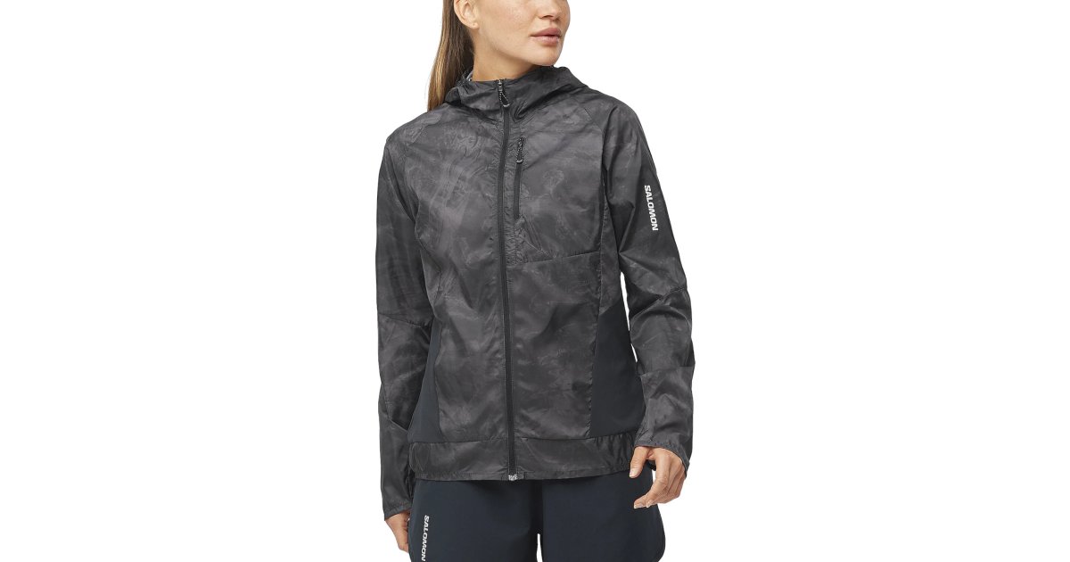 Vindjakke Salomon Bonatti Cross Windbreaker Sort | lc2040200, 1