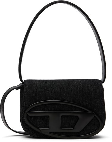 Skuldertaske Diesel 1DR Denim Shoulder Bag with Logo Sort | X08396-P6901-T8013, 0
