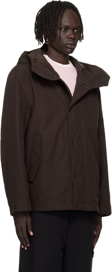 Parka Stone Island Stone Island Weatherproof Cotton Canvas Short Parka Brun | K2S15 4100105 S00F1, 1