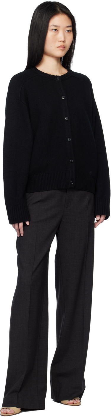 Sweater Loulou de Saison Loulou de Saison Aidar Cardigan Sort | AIDAR, 3