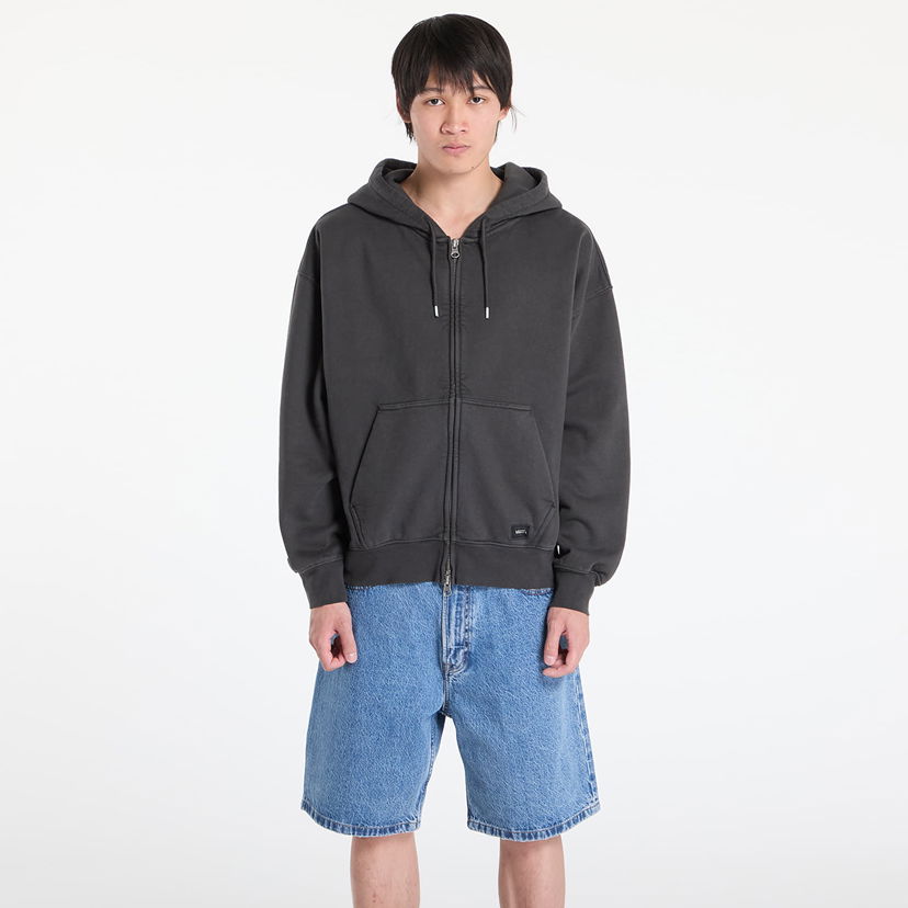 Sweatshirt Vans LX Zip Hoodie Grå | VN000P98EMV1