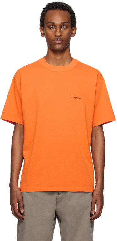 T-shirt Stone Island Bonded T-Shirt Orange | 801522379, 0