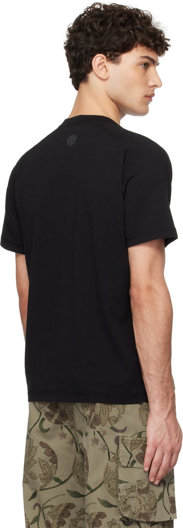 T-shirt Stone Island Organic Cotton Jersey T-Shirt Sort | K1S15 2100020 S0081, 2