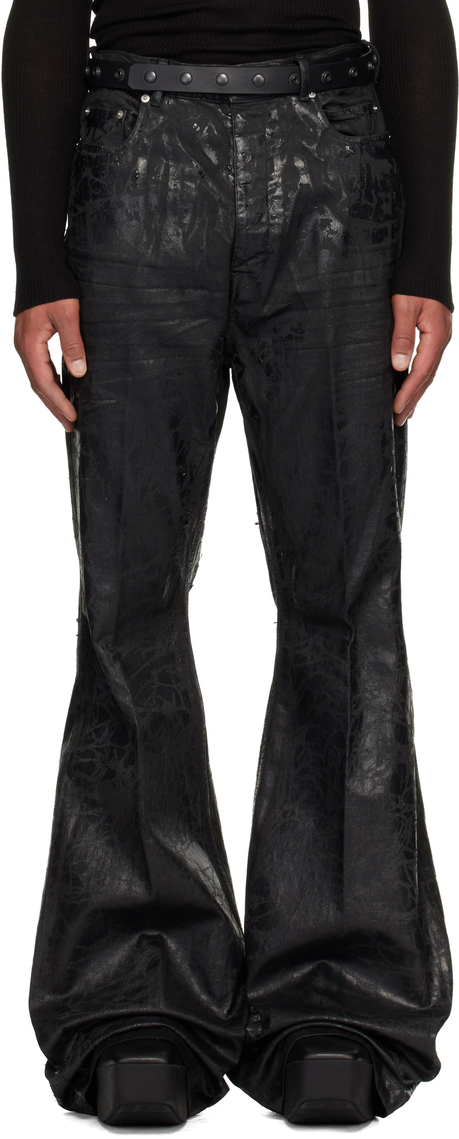 Jeans Rick Owens Concordians Bolans Jeans Sort | RR02E1335 BMC, 0