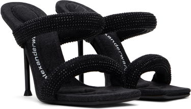Sneakers og sko Alexander Wang Alexander Wang Julie 105mm Heeled Sandals Sort | 30125S004, 3
