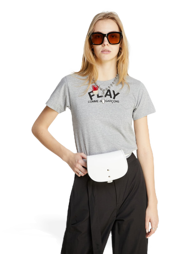 T-shirt Comme des Garçons PLAY Tee Grå | AZT071 grey